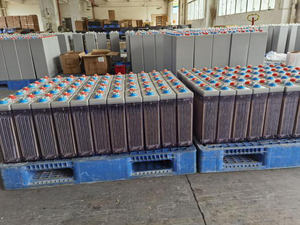 بطارية تخزين حمض الرصاص الأنبوبية المغمورة 2 فولت 600 أمبير 800 أمبير 1000 أمبير OPzS - Product Image 5