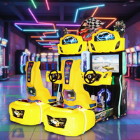Machine de simulation dynamique grand format pour adultes, jeu de course HD à monnayeur, électromécanique, pour enfants et adultes