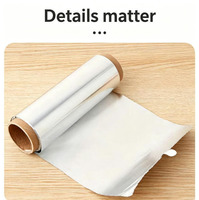 Rouleau de papier aluminium pour chicha LH Brand, largeur 12CM/30CM/14CM, perforé ou non perforé au choix, couleur argent, température douce, qualité usine.