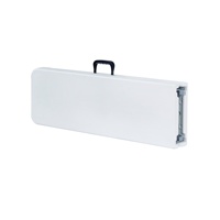 Großhandel Tragbarer 6FT Rechteckiger Klapptisch aus Kunststoff, Leichtgewichtig, Modernes Minimalistisches Design für Outdoor, Schlafzimmer, Eingang, Garten
