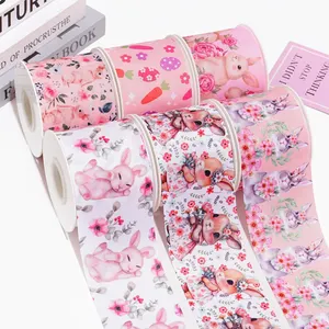 Printed Grosgrain Ribbons Party Decorations Bow Craft Gifts Wrapping Supplies DIY