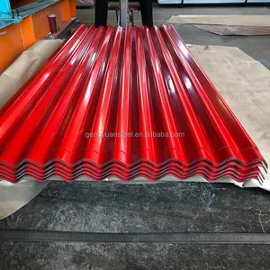 Factory Manufacturer 26 28 30 Gauge Galvanized Corrugated GI PPGI Iron Roofing Sheet