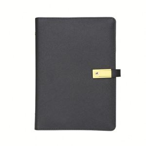 Carnet de notes A5 spirale personnalisé avec lumière LED, batterie externe 8000 mAh, clé USB 16 Go et chargeur sans fil – Le best-seller du moment - Product Image 1