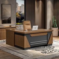 Bureau de direction Sanxin Big Boss Gold Trim avec coupe MFC décorée de couleur or pour le marché du Moyen-Orient en Arabie saoudite