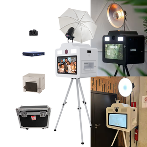 Photomaton de fête de haute qualité 2026 avec écran tactile 21,5 pouces et coque de transport pour événements - Product Image 1