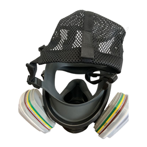 Full <b>Face</b> Hot Sale Disposable Full <b>Face</b> Gas Mask with Double Filters Silicone 3-Layer Exhalation Valve & Replaceable Filter 6800 - Product Image 3
