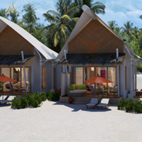 Vente flash - Maldives - Nouvelle conception de maison préfabriquée sur l'eau - Tentes de glamping - Tente de luxe pour hôtel