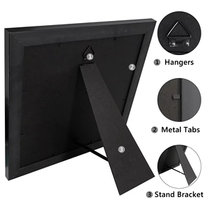 Rắn Gỗ Đen Vàng Đôi Kính Mền Graduationmall Tốt Nghiệp Hình Ảnh Hình Ảnh Tua Bóng Hộp Khung Cho Với Tassel Chủ - Product Image 3