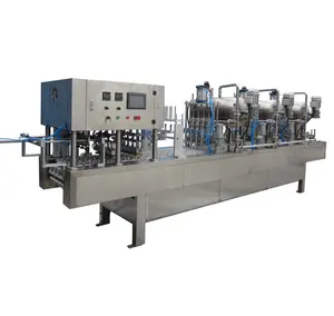 KINGWISH 500-8000 máquina llenadora y selladora de vasos máquina para jugo agua leche/máquina llenadora y selladora de Vasos