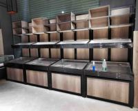 Tegen De Muur Fruit Rekken Met Grote Capaciteit Groente Fruit Plank Groente Rack Voor Supermarkt