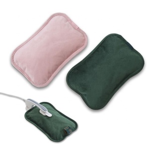 Bouteille d'eau chaude électrique rechargeable avec housse en flanelle douce - Product Image 3