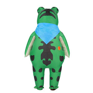 गर्म बिक्री शुभंकर कार्टून चरित्र फ्रॉग कोस्प्ले मजेदार हरे इंफ्लेटेबल पुरुषों के लिए - Product Image 6