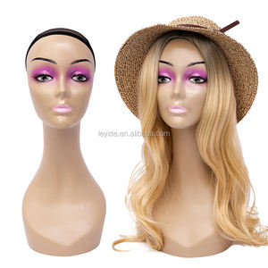 Vente en Gros <span class=keywords><strong>Pas</strong></span> <span class=keywords><strong>Cher</strong></span> : Tête de Mannequin Femme Grande Taille en Plastique Moderne, Support Trépied pour Affichage de Perruques, Maquillage, Chapeaux et Bijoux - Product Image 3
