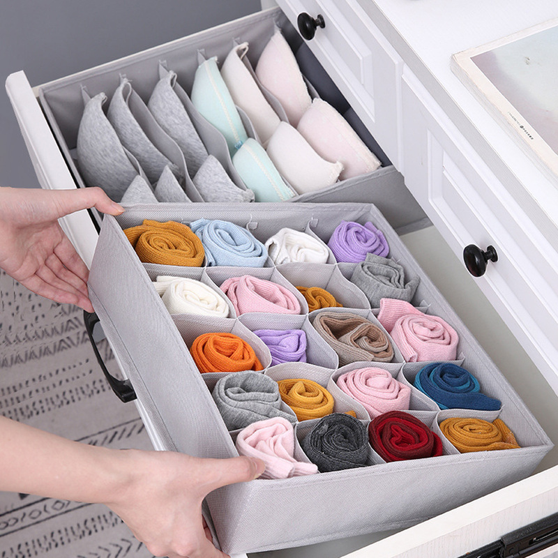Wardrobe Clothing Storage Organiser Box Fabric