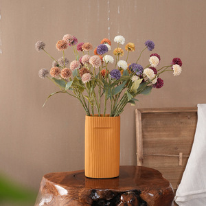 Fleurs d'hortensia artificielles Plain Realm en plastique et tissu, mini-boules à 5 têtes, pour décoration intérieure et accessoires de mariage - Product Image 2