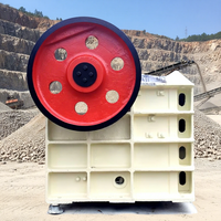 Concasseur à mâchoires portable PE 250x400 avec moteur AC et roulement, concasseur de pierres de petite taille haute capacité pour l'utilisation dans les carrières de quartz et la construction