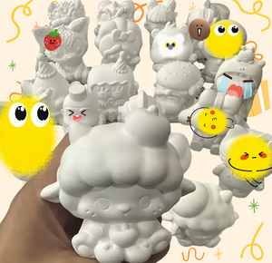 Pinta tus propias figuritas DIY Kit de pintura de cerámica no tóxica para decorar - Product Image 3