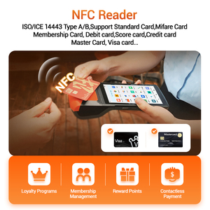 Giá rẻ giá thấp moq GPS di động AGPS Android 14 POS H10 h10s bán vé hệ thống POS với máy in cho điện thoại di động quản lý bãi đậu xe - Product Image 2