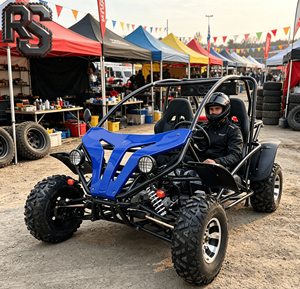 Buggy Raxen de 200 CC, 2WD, con Reposapiés Antideslizante, Faro LED y Tanque de Combustible Grande para Aventuras en el Desierto y la Arena - Product Image 1