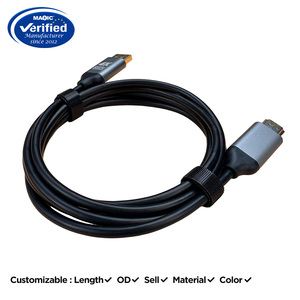 1.8m 4K 60Hz Displayport <span class=keywords><strong>Dp</strong></span> để cho <span class=keywords><strong>HDMI</strong></span> Splitter Hợp kim nhôm video chuyển đổi cáp cho rạp hát tại nhà màn hình ứng dụng - Product Image 4