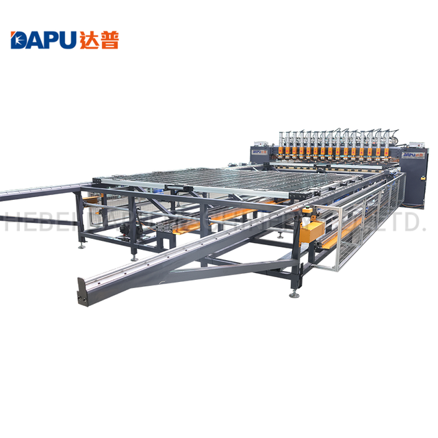 Continuous Double Wire Mesh Production Line with PLC & Motor High Efficiency Wire Welding Machine