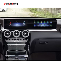 Reproductor de DVD para Coche con GPS, Navegación, Radio Android y Pantalla Doble Interactiva Carplay para Mercedes Benz Clase C GLC W205 2015-2022