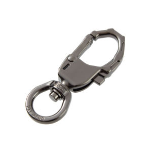 คลิปหนีบโลหะแบบหมุนล็อคอัตโนมัติ รุ่น AK212TR-L-018-BNK ได้รับสิทธิบัตร US/EU แข็งแรงทนทาน เหมาะสำหรับผลิตภัณฑ์กลางแจ้ง เช่น ปลอกคอสัตว์เลี้ยง - Product Image 2