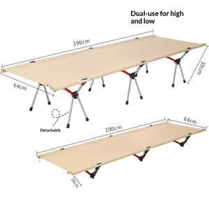 <span class=keywords><strong>Lit</strong></span> <span class=keywords><strong>de</strong></span> camp pliable en aluminium à montage rapide |   Capacité <span class=keywords><strong>de</strong></span> charge <span class=keywords><strong>de</strong></span> 120 kg |   Aucun outil n'est nécessaire pour le camping <span class=keywords><strong>et</strong></span> la survie en plein air - Product Image 2
