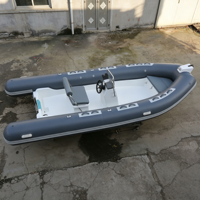 Bateau pneumatique rigide en fibre de verre RIB 550B pour loisirs nautiques, fourni par l'usine
