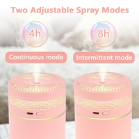 G02-0190 Diffuseur d'huiles essentielles portable USB pour hôtel, brumisateur coloré, mini humidificateur USB pour voiture