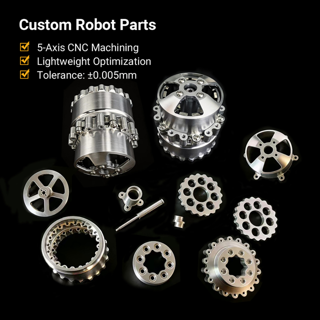 High Precision Custom Stainless Steel Humanoid Robot CNC Cycloidal Pin Actuator Parts for Intelligent Robotics Development