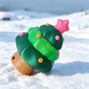 3D Printed <b>Christmas</b> <b>Tree</b> Stress Relief Toy <b>Mini</b> Button Clicker Keychain Creative Stress-Relief <b>Christmas</b> Gift - Product Image 3