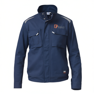 Veste de travail classique Ttake bleue 3XL, vêtements de sécurité haute visibilité - Product Image 2