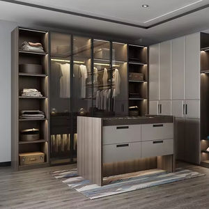 <span class=keywords><strong>Armoire</strong></span> métallique noire en verre et aluminium pour <span class=keywords><strong>chambre</strong></span> à coucher, style moderne, pour salon - Offre spéciale - Product Image 6