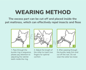 Có thể điều chỉnh lo lắng an toàn không thấm nước lâu dài lo lắng cứu trợ tác dụng làm dịu Mèo Chống lo lắng làm dịu Vòng Cổ Chó Vòng cổ vật nuôi - Product Image 5