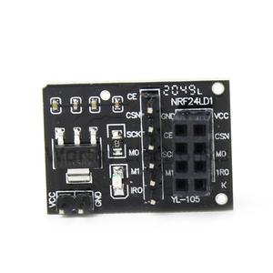 넓은 전압 3.3-9V 지능형 자동차 로봇 액세서리 8PIN 24L01 <span class=keywords><strong>NRF24L01</strong></span> 무선 모듈 스위칭 보드 베이스 - Product Image 3