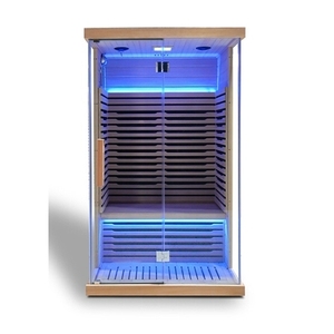 ห้องซาวน่า MZK-F201ทันสมัยขนาด120x120x200ซม. ห้องซาวน่าแบบ2คนการออกแบบความสะดวกสบายสูงสุด - Product Image 1