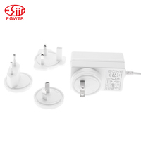 Adaptateur secteur universel AC/DC 36W 12V 3A à sortie unique avec garantie de 2 ans CE/FCC pour prises US EU UK JP AU