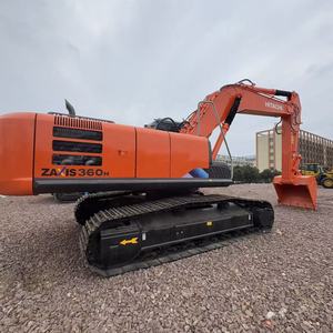 Excavatrice sur chenilles hydraulique électrique robuste d'occasion ZX350 ZX360 Hitachi 36 tonnes 2024 avec composants essentiels du moteur Isuzu - Product Image 3