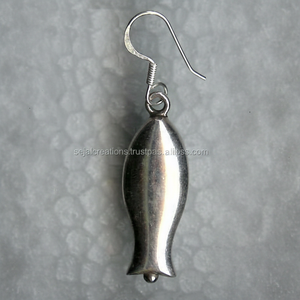 ต่างหูเงินสเตอร์ลิง925สำหรับสุภาพสตรีดีไซน์เรียบง่ายเครื่องประดับสำหรับเป็นของขวัญขายส่ง - Product Image 1