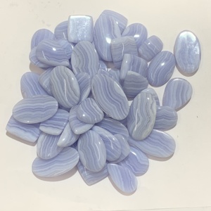 Màu xanh ren Agate Cabochon lỏng đá quý tự nhiên với giấy chứng nhận iGi màu xanh ren Agate - Product Image 5