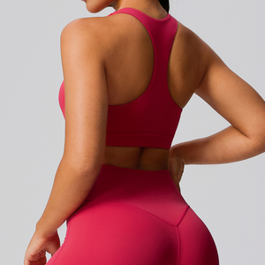 Brassières de yoga personnalisées de haute qualité à séchage rapide et respirantes, débardeurs de sport à dos ouvert pour femmes, brassières de sport pour la gym et la course à pied - Product Image 3