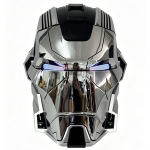 Mirror Finish <strong>Ironman</strong> <strong>Helmet</strong> with Jarvis Greetings English Commands - Product Image 1