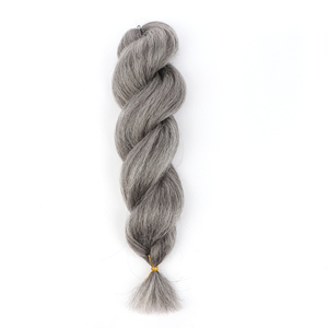 ORT Vixen Hair Platinum Fibre Hair Crochet Trenzas <span class=keywords><strong>Kinky</strong></span> Curly Bulk Yaki Blow Out Straight Afro Vixen Hair Yaki KinkyBulk 65 g/pcs - Product Image 1