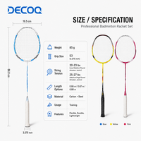 Juego de bádminton personalizado de alta calidad: raquetas Premium para deportes superiores