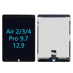 Pengganti Layar Kaca Depan Sentuh, Layar Sentuh Lcd Kualitas Tinggi untuk Ipad 5 Air 2 3 4 Mini 9.7 Pro