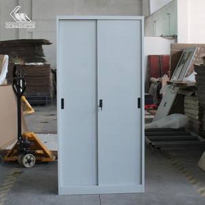 Mobili per ufficio in metallo armadio portadocumenti in acciaio a 2 ante libreria armadietto portadocumenti in acciaio armadio classificatore in ferro d'acciaio - Product Image 5