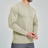 Hauts de sport respirants et anti-humidité en polaire doux pour la peau, à manches longues, pour hommes et femmes adultes, idéaux pour le fitness et les activités de plein air.