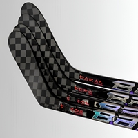 Bâtons de hockey sur glace en fibre de carbone de haute qualité personnalisés, argentés, poids 380g, flex 20-105, motifs de lame P92/P28/P29, enfants et adultes