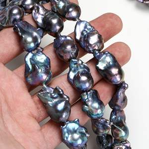 ไข่มุกน้ำจืดทรงบาร็อคธรรมชาติจากจูจี้ สีขาวสว่างสดใส รูปทรงหางปลา สำหรับงาน DIY เครื่องประดับยังไม่เสร็จสมบูรณ์ ใช้สำหรับย้อมสี - Product Image 4